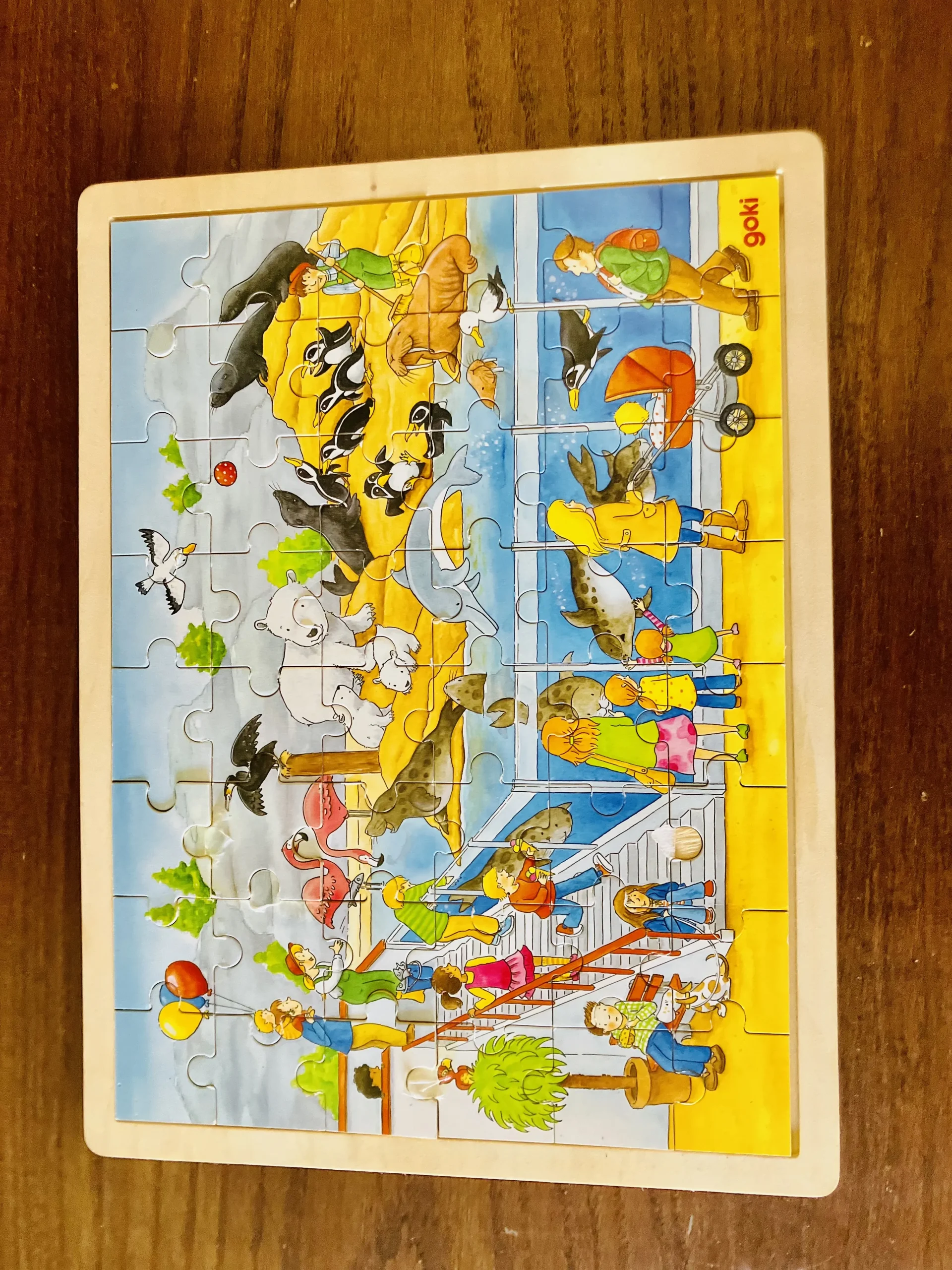 Puzzle visite au zoo (48P)