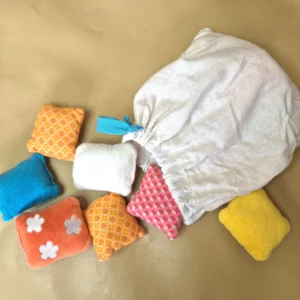 Lot de coussins sensoriels en tissu